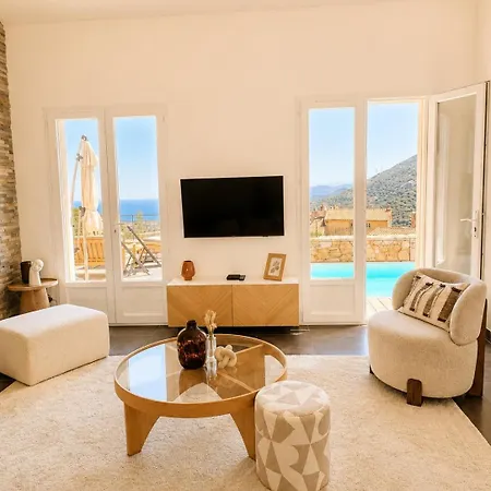 Vue Avec Piscine Privee Santa-Reparata-di-Balagna